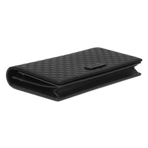 Gucci Microguccissma Black Wallet Crossbody Handbag - Picture 6 of 12